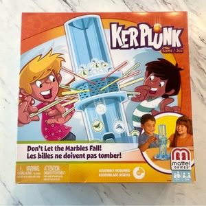 Kerplunk Classic Kids Game with Marbles, Sticks and Game Unit, Easy-to-Learn